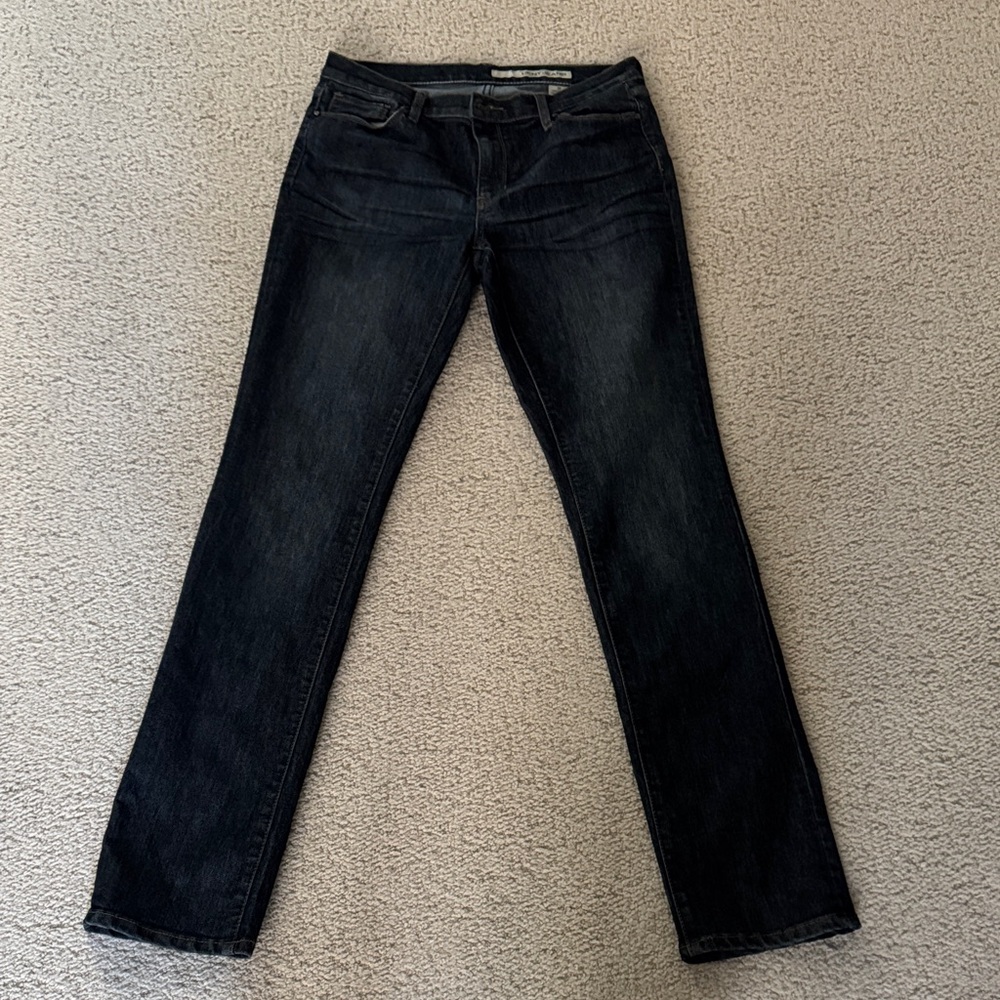 DKNY Women's Black Straight Leg Jeans